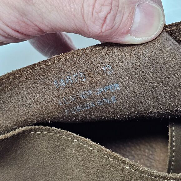 J. Crew Men's CALVERT Brown Suede Chukka Boots 14675 US Size 13 Made in Italy - Picture 10 of 11